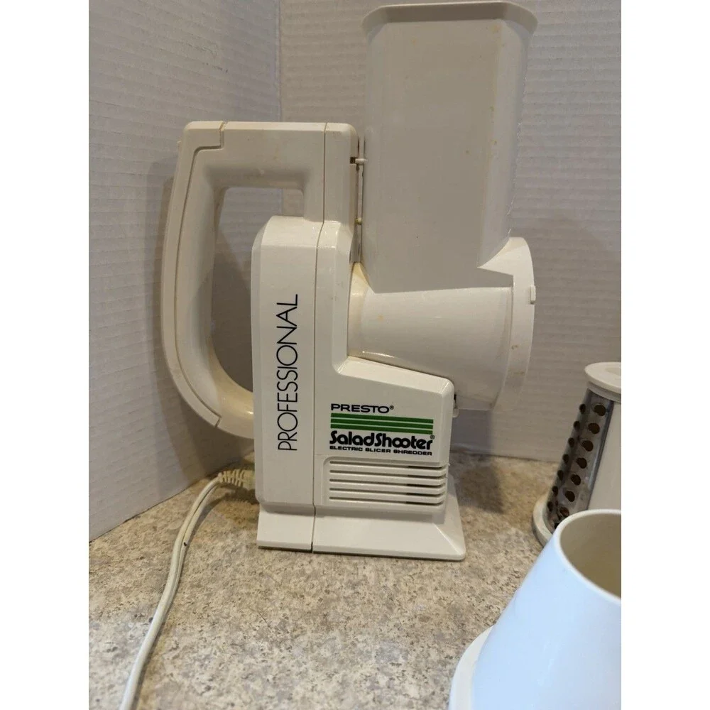 Presto Professional SaladShooter Electric Slicer Shredder 0297001 Complete